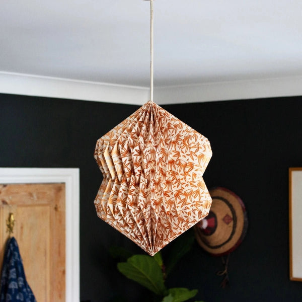 Origami Paper Lamp Shade - Bronze - RhoolLamp ShadesAARVENOrigami Paper Lamp Shade - Bronze