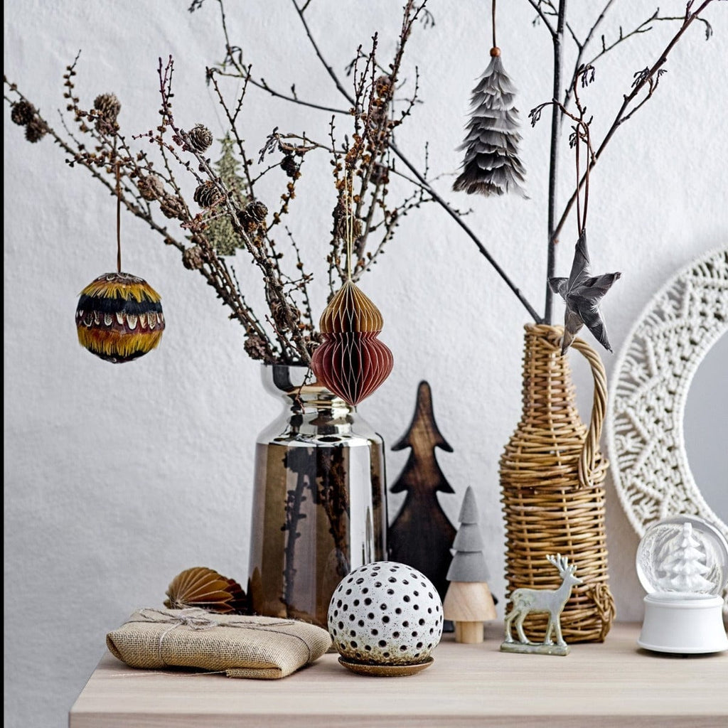 Paper Concertina Christmas Decorations - RhoolBaubleBloomingvilleBloomingville Bauble Paper Concertina Christmas Decorations 5711173247738