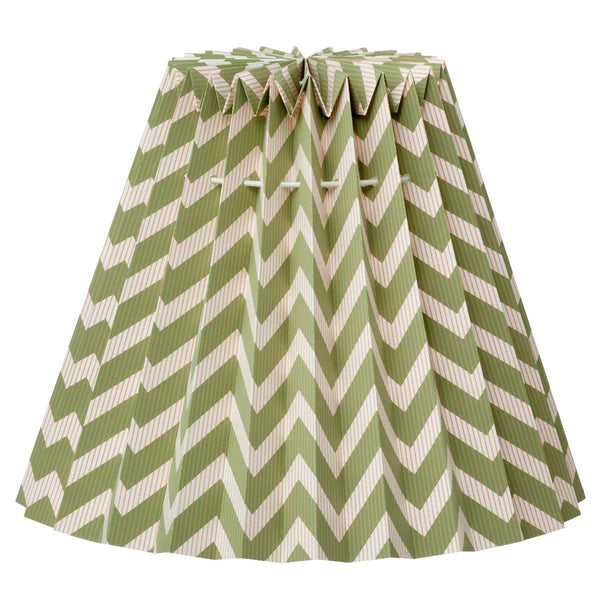 Paper Lampshade - Green Wiggle - RhoolLamp ShadesBungalow DKPaper Lampshade - Green Wiggle