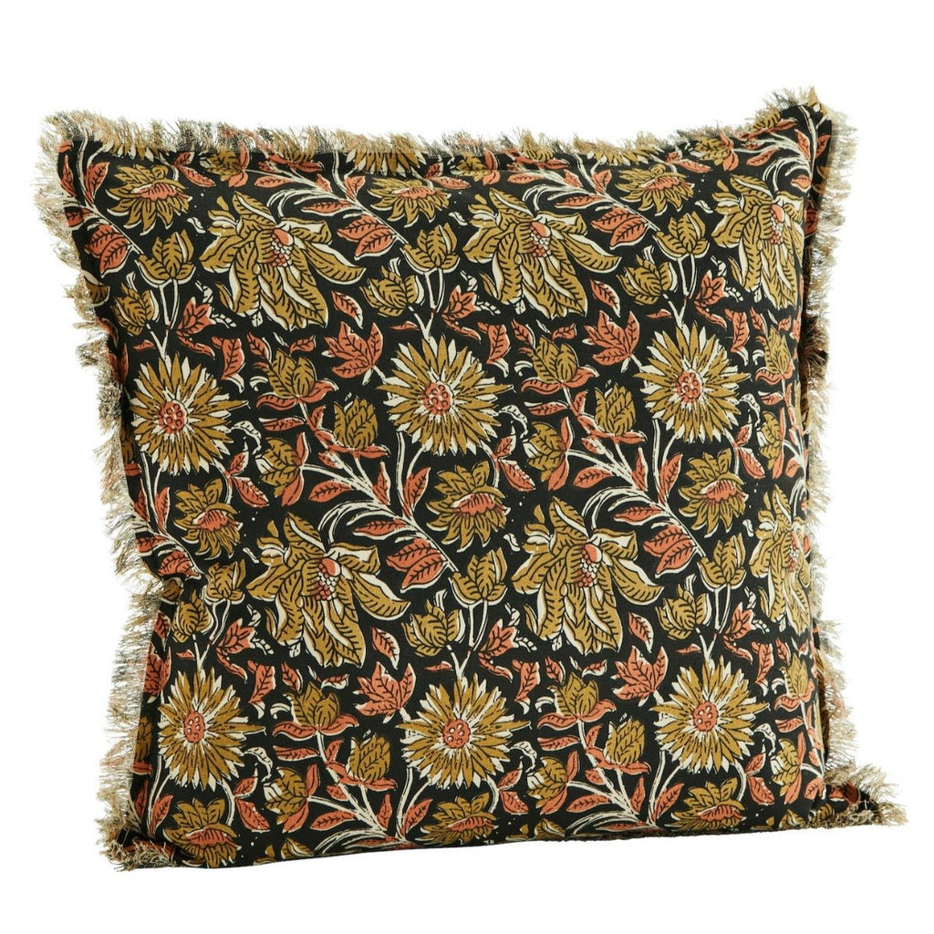Patterned Cotton Cushion Cover - RhoolCushionMadam StoltzPatterned Cotton Cushion Cover