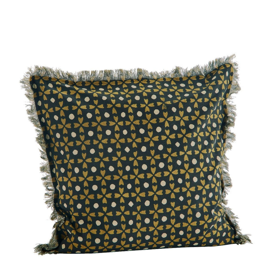 Patterned Cotton Cushion Cover - RhoolCushionMadam StoltzPatterned Cotton Cushion Cover