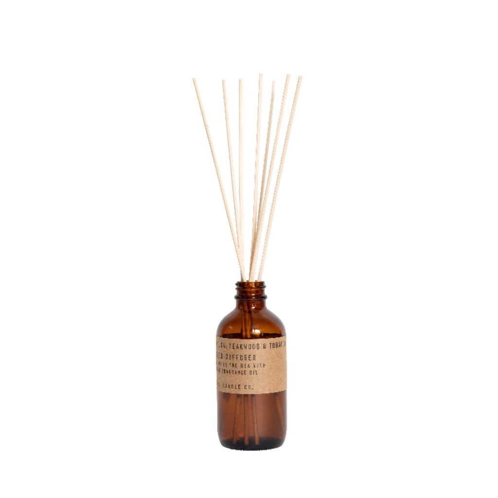 P.F Reed Diffuser -Teakwood and Tobacco - RhoolReed DiffusersP.F CandlesP.F Reed Diffuser -Teakwood and Tobacco