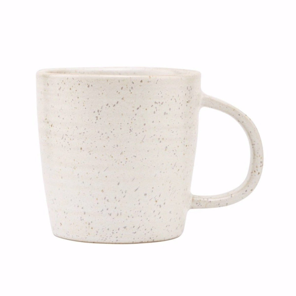 Pion Speckled White Mug - RhoolTablewareHouse DoctorHouse Doctor Tableware Pion Speckled White Mug 5707644719606