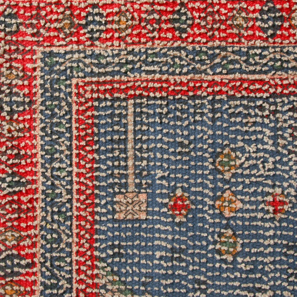 Printed Blue and Red Bathmat - RhoolBath MattHKLivingPrinted Blue and Red Bathmat