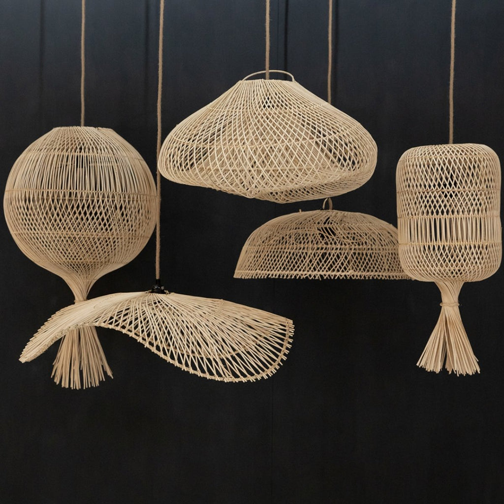 Rattan Pendant Cloud Lampshade Large - RhoolCeiling Light FixturesBazar BizarRattan Pendant Cloud Lampshade Large