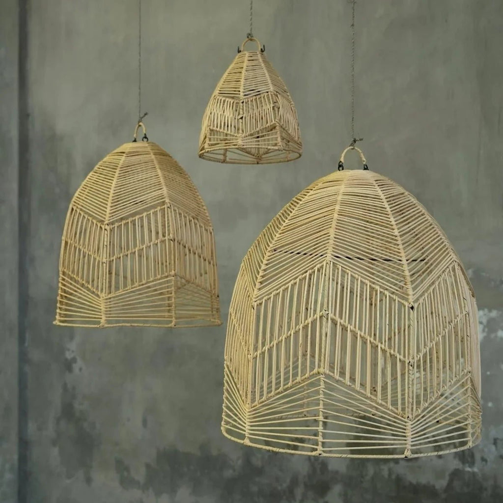 Rattan Pendant Lampshade Large - RhoolCeiling Light FixturesBazar BizarRattan Pendant Lampshade Large