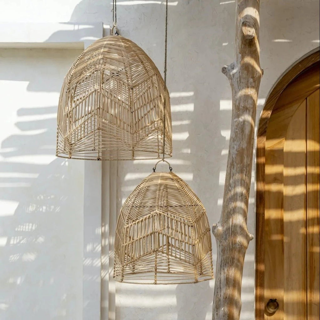 Rattan Pendant Lampshade Medium - RhoolCeiling Light FixturesBazar BizarRattan Pendant Lampshade Medium