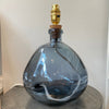 Recycled Fossil Grey/Blue Glass Lamp - RhoolLampsJarapaRecycled Fossil Grey/Blue Glass Lamp