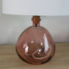 Recycled Pink Glass Lamp - RhoolLampsJarapaJarapa Lamps Recycled Pink Glass Lamp