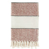 Recycled Red Striped Cotton Throw - RhoolThrowMadam StoltzRecycled Red Striped Cotton Throw