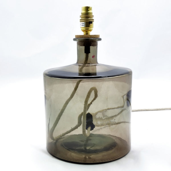 Recycled Smoke Glass Lamp - RhoolLampsJarapaRecycled Smoke Glass Lamp