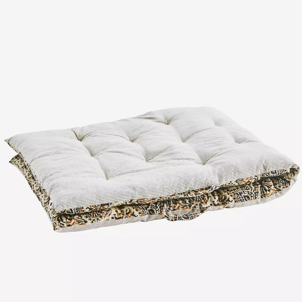 Reversible Patterned Cotton Lounging Mattress - RhoolMattressMadam StoltzMadam Stoltz Mattress Reversible Patterned Cotton Lounging Mattress 2500777788616