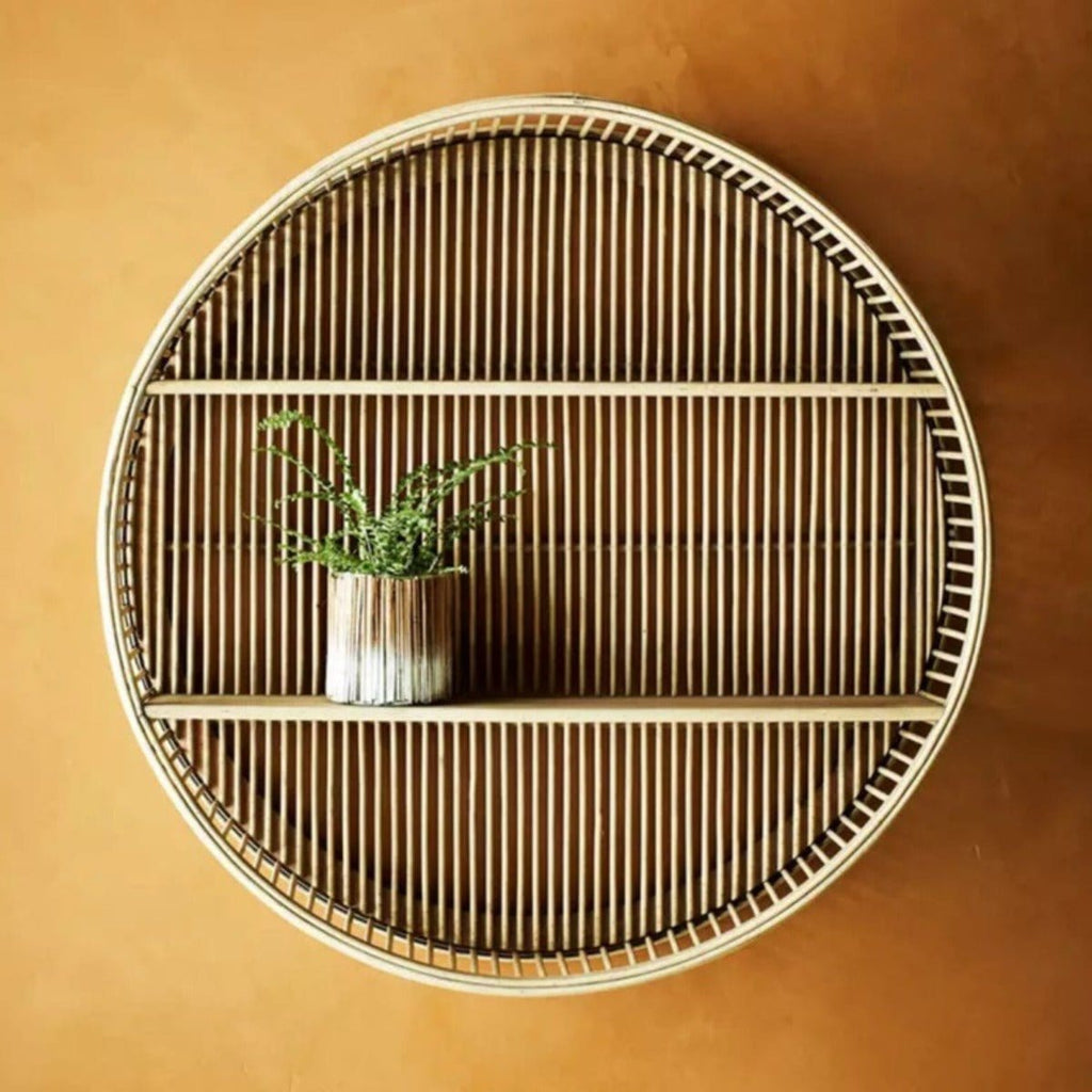 Round Bamboo Shelf - RhoolShelfMadam StoltzMadam Stoltz Shelf Round Bamboo Shelf 2500158066920
