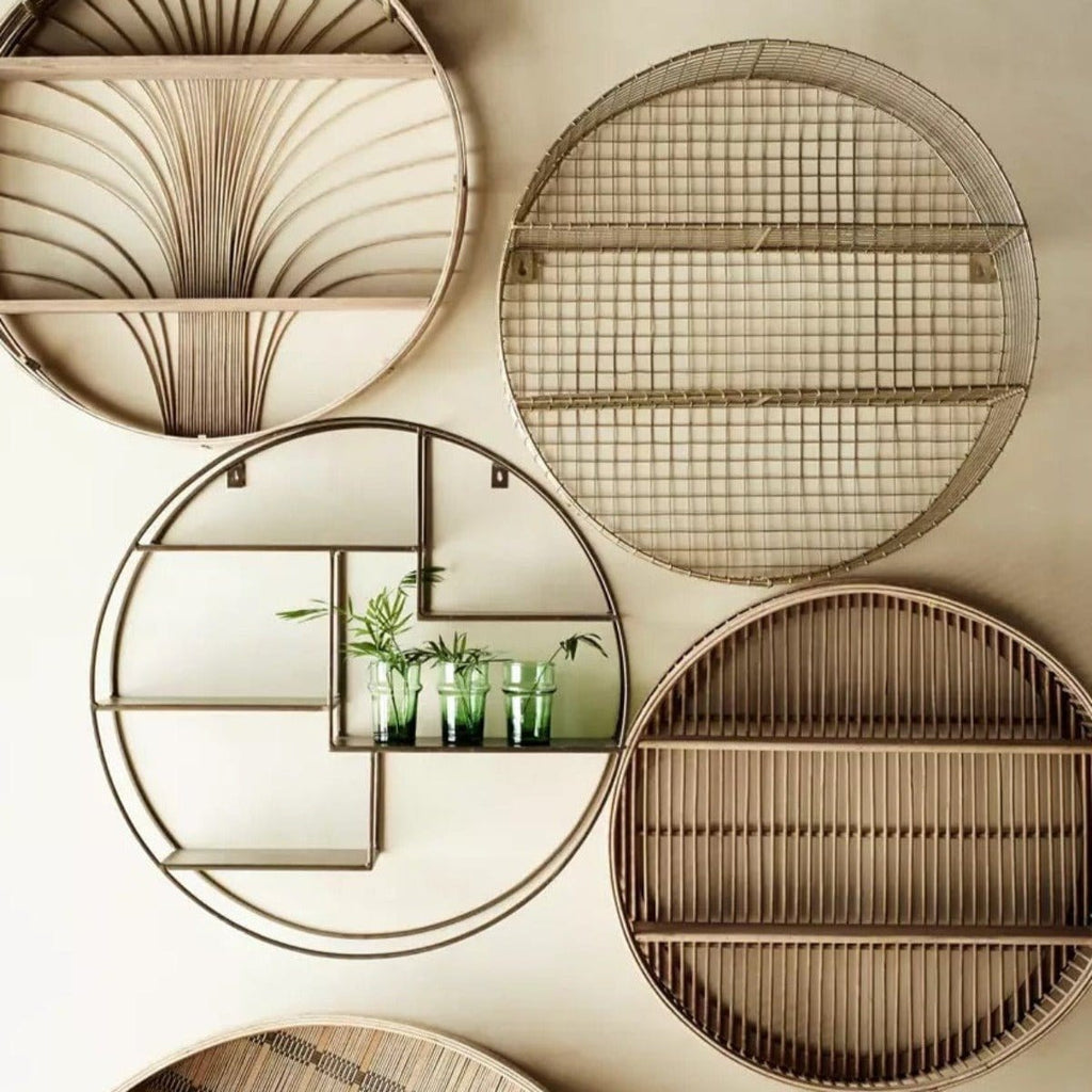 Round Bamboo Shelf - RhoolShelfMadam StoltzMadam Stoltz Shelf Round Bamboo Shelf 2500158066920