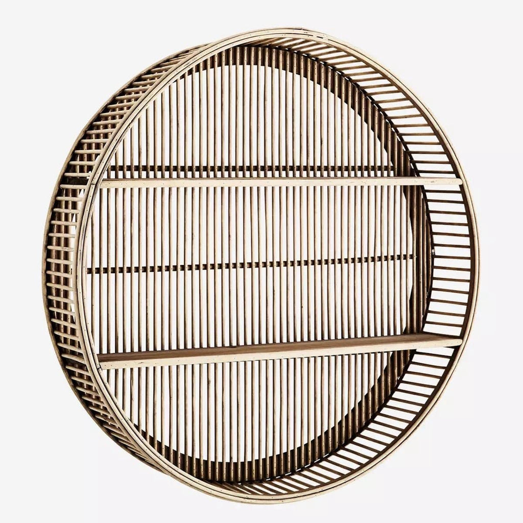 Round Bamboo Shelf - RhoolShelfMadam StoltzMadam Stoltz Shelf Round Bamboo Shelf 2500158066920