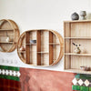 Round Bamboo Shelf - RhoolShelfMadam StoltzMadam Stoltz Shelf Round Bamboo Shelf 2500158066920