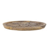 Round Hand Carved Mango Wood Tray - RhoolTrayBloomingvilleRound Hand Carved Mango Wood Tray
