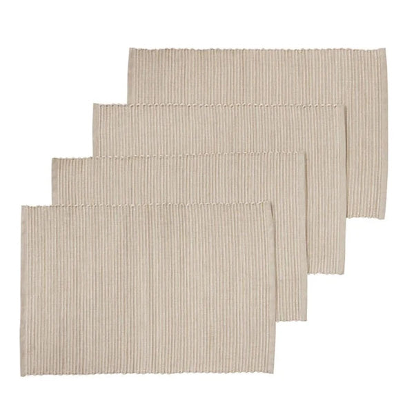 Set of Four Cotton Placemats - Cream - RhoolPlacematBungalow DKSet of Four Cotton Placemats - Cream