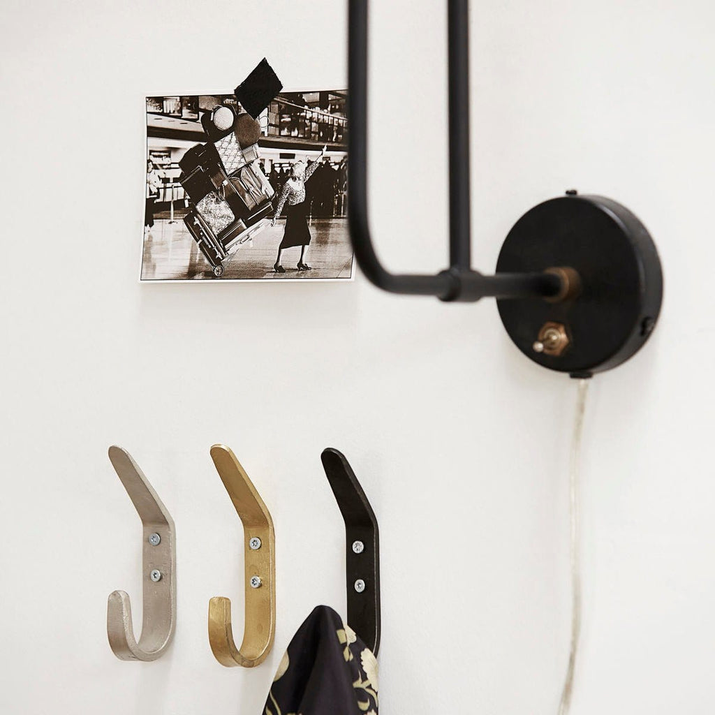 Silver Coat Hook - RhoolCoat HookHouse DoctorHouse Doctor Coat Hook Silver Coat Hook 5707644449183