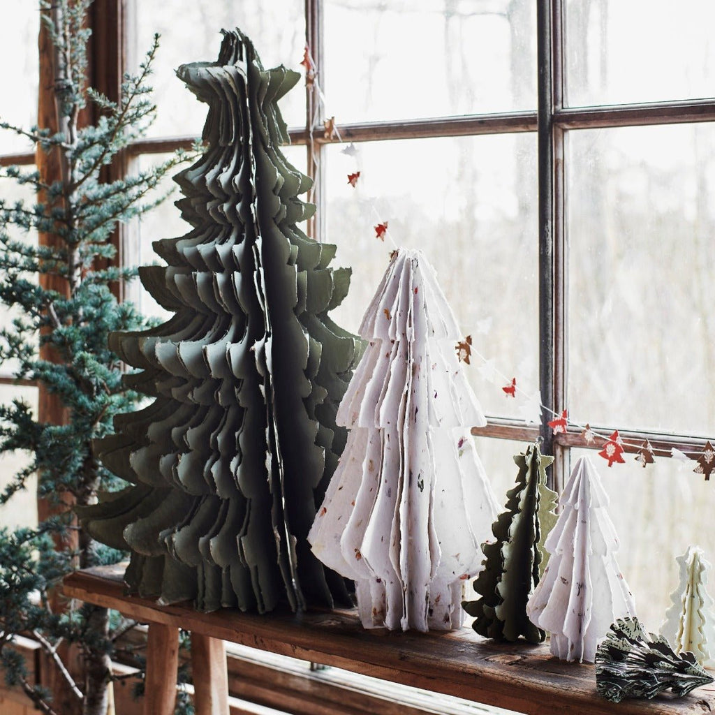 Standing Paper Christmas Tree - RhoolHoliday OrnamentsMadam StoltzStanding Paper Christmas Tree