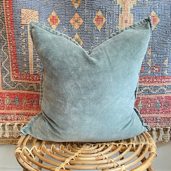 Stonewashed Velvet Cushion Cover - Agate - RhoolCushionStone Washed VelvetStonewashed Velvet Cushion Cover - Agate