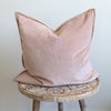 Stonewashed Velvet Cushion Cover - Blush - RhoolCushionStone Washed VelvetStone Washed Velvet Cushion Stonewashed Velvet Cushion Cover - Blush 02003606503