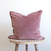 Stonewashed Velvet Cushion Cover - Damson - RhoolChair & Sofa CushionsStone Washed VelvetStone Washed Velvet Chair & Sofa Cushions Stonewashed Velvet Cushion Cover - Damson