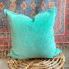 Stonewashed Velvet Cushion Cover - Jade - RhoolCushionStone Washed VelvetStonewashed Velvet Cushion Cover - Jade