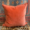 Stonewashed Velvet Cushion Cover - Mandarin - RhoolCushionStone Washed VelvetStonewashed Velvet Cushion Cover - Mandarin