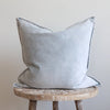 Stonewashed Velvet Cushion Cover - Powder Blue - RhoolCushionStone Washed VelvetStone Washed Velvet Cushion Stonewashed Velvet Cushion Cover - Powder Blue