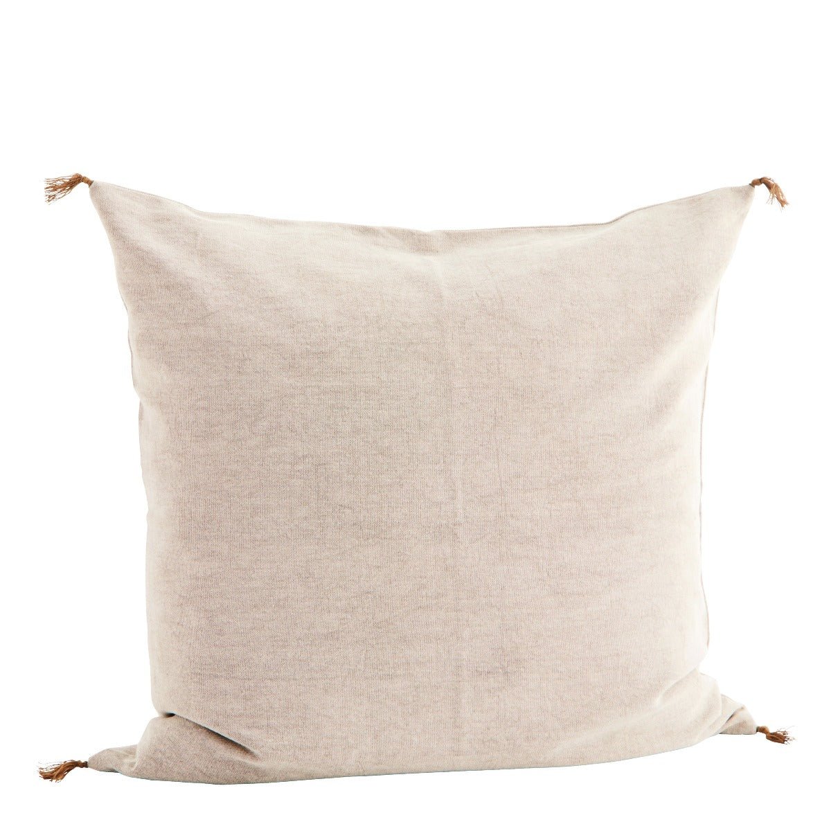 Washed Cotton Cushion Cover Beige Stone Rhool