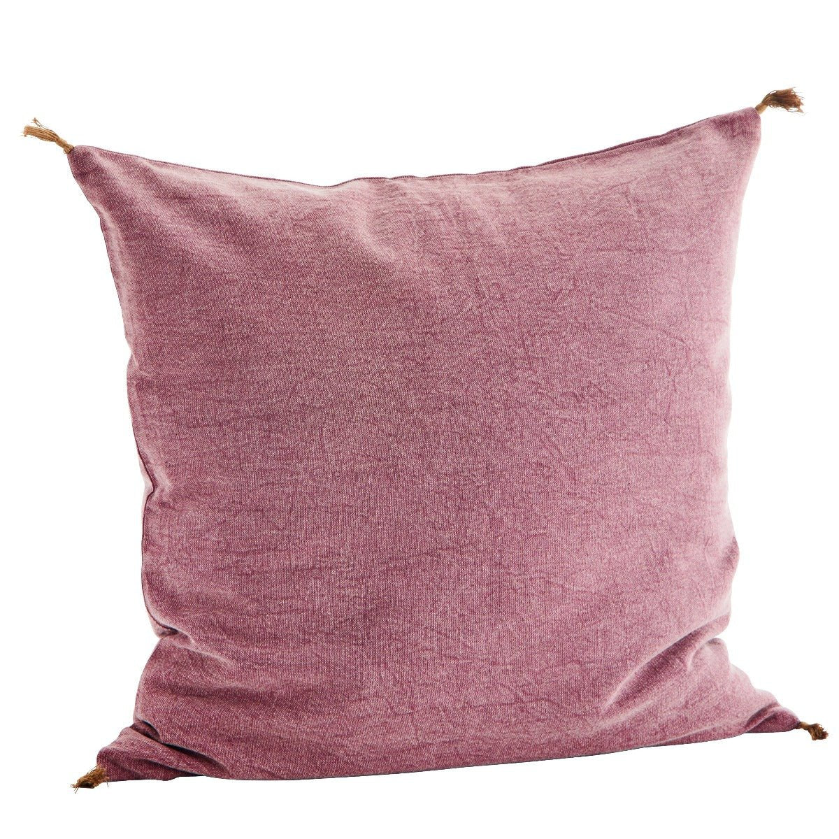 Washed Cotton Cushion Cover Plum Rhool