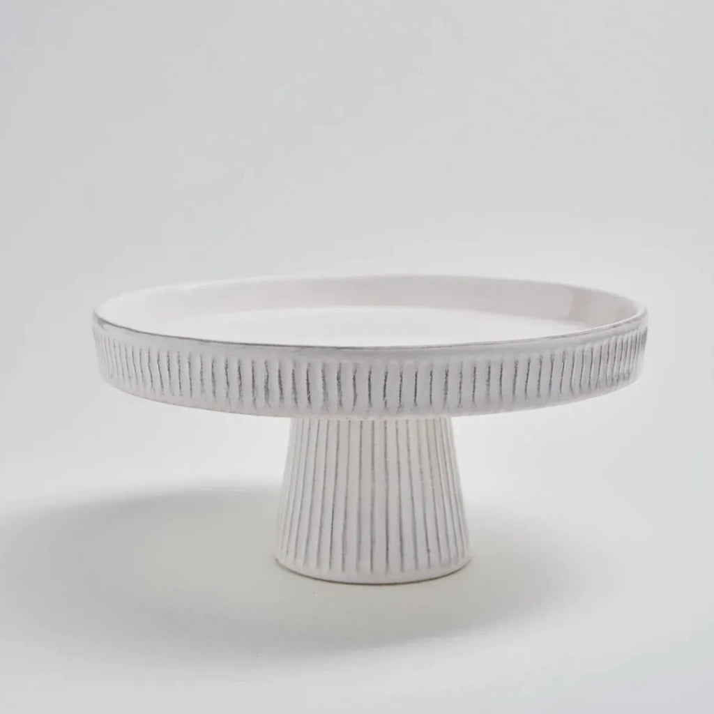 White Ceramic Cake Stand - RhoolCake StandRhoolWhite Ceramic Cake Stand