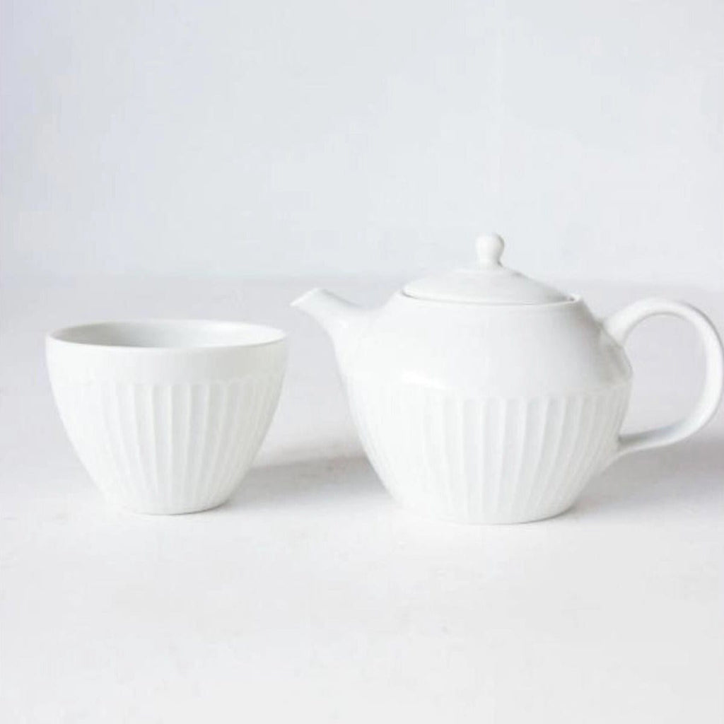 White Porcelain Japanese Teapot - RhoolTeapotAxcisAxcis Teapot White Porcelain Japanese Teapot 4964729180619