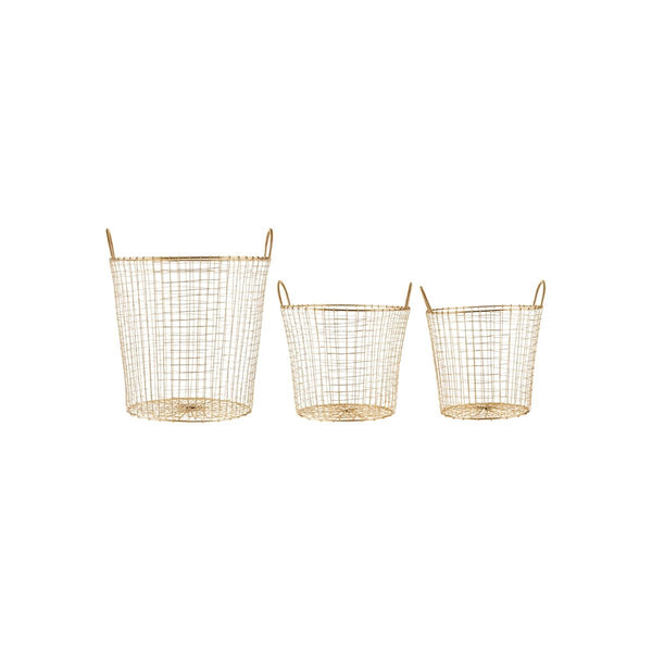 Wire Storage Baskets - RhoolBasketsHouse DoctorWire Storage Baskets