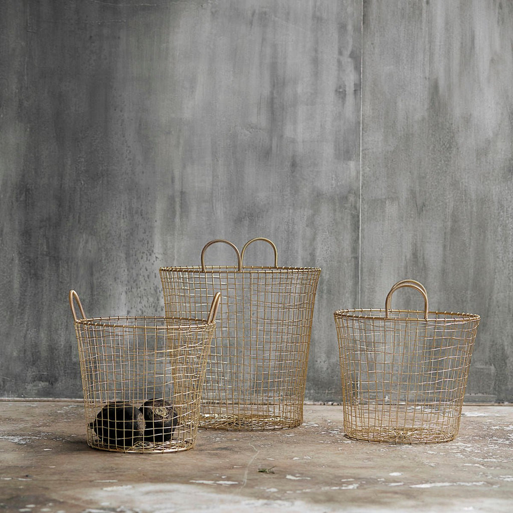 Wire Storage Baskets - RhoolBasketsHouse DoctorWire Storage Baskets
