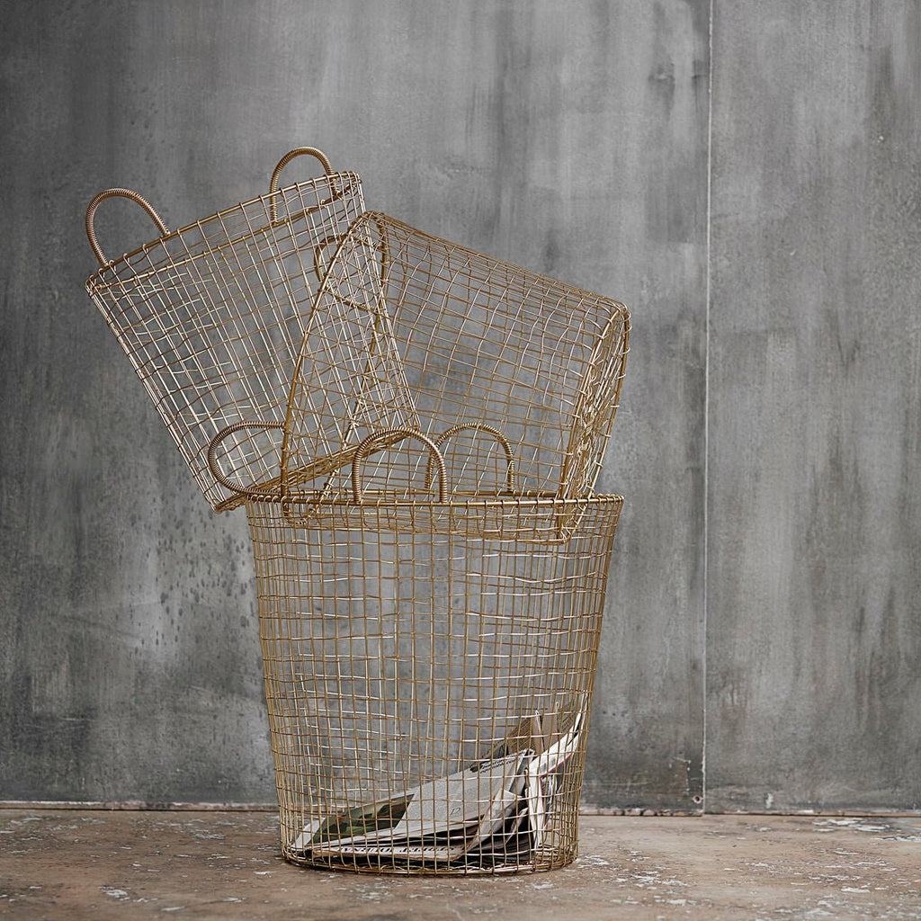 Wire Storage Baskets - RhoolBasketsHouse DoctorWire Storage Baskets