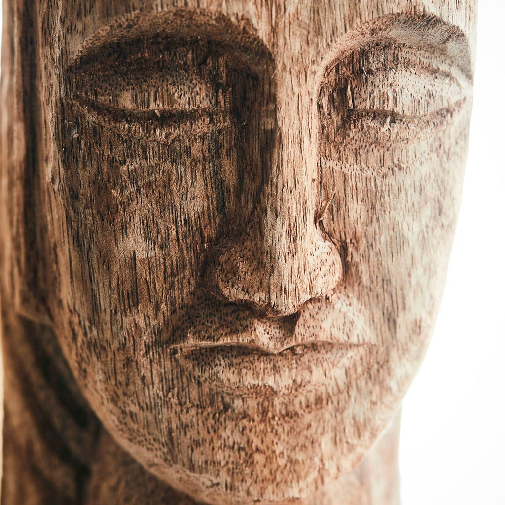 Wooden Head Sculpture - RhoolOrnamentHouse DoctorHouse Doctor Ornament Wooden Head Sculpture 5707644799967