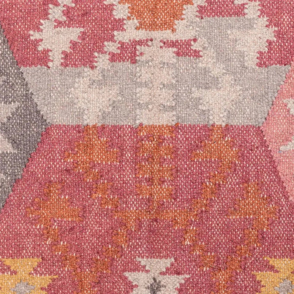 Wool Rectangular Kilim Rug - RhoolRugKilimWool Rectangular Kilim Rug