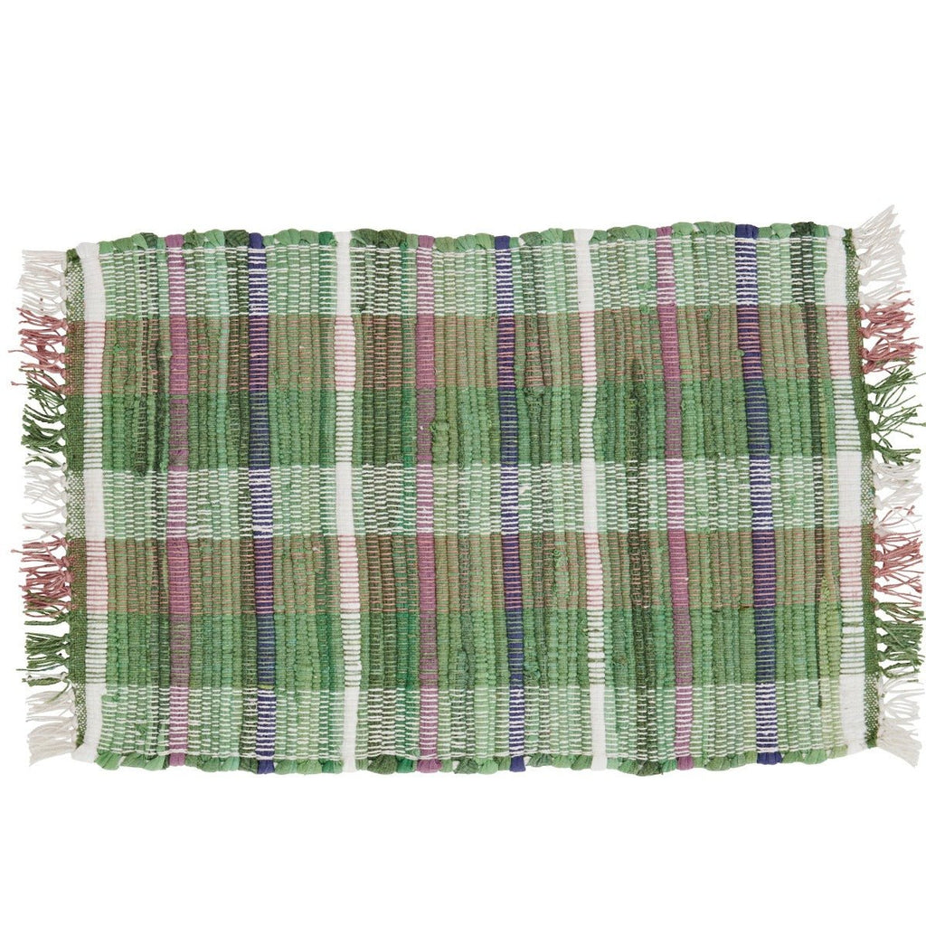 Woven Cotton Placemat - Greens - RhoolPlacematMadam StoltzWoven Cotton Placemat - Greens