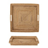 Woven Rattan Square Tray - RhoolTrayBloomingvilleWoven Rattan Square Tray