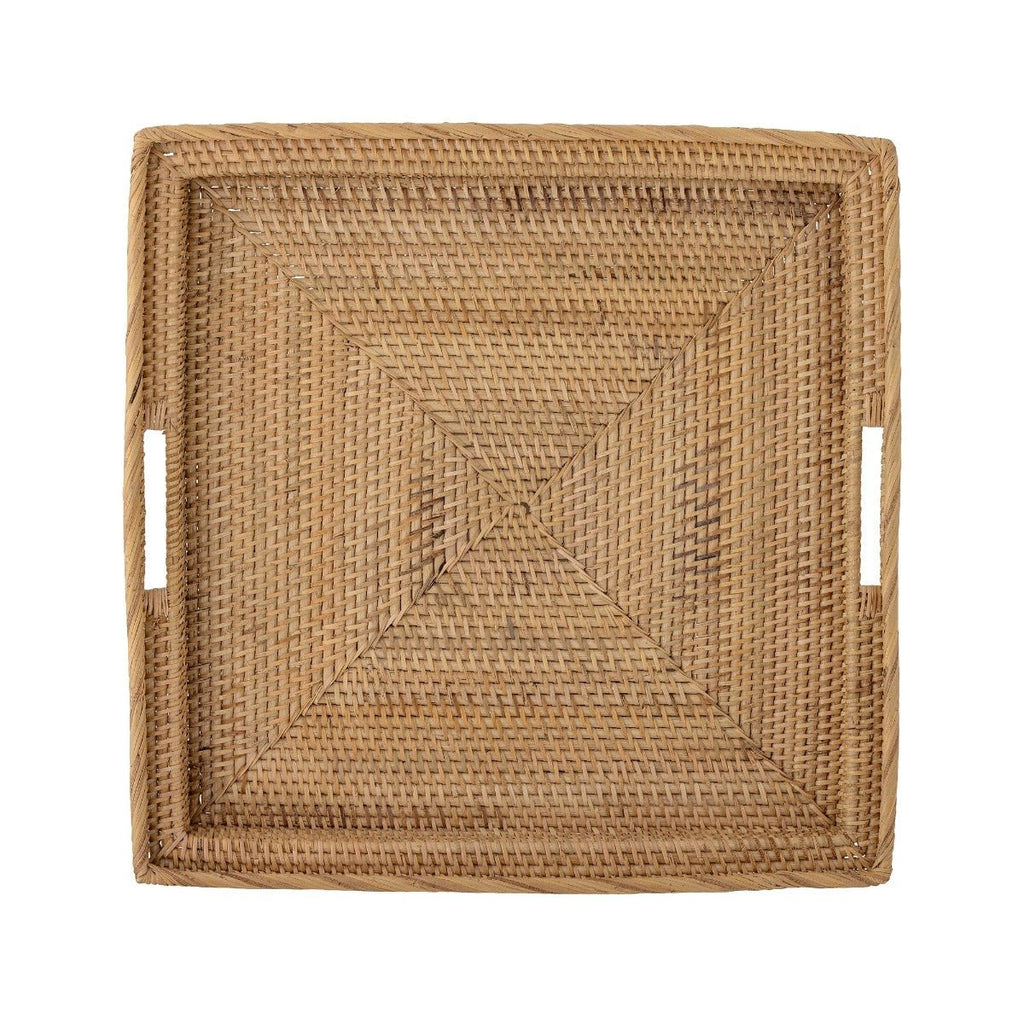 Woven Rattan Square Tray - RhoolTrayBloomingvilleWoven Rattan Square Tray