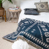 Woven Throw/Picnic Rug - Blue - RhoolThrowHendeerWoven Throw/Picnic Rug - Blue