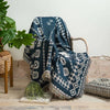 Woven Throw/Picnic Rug - Blue - RhoolThrowHendeerWoven Throw/Picnic Rug - Blue