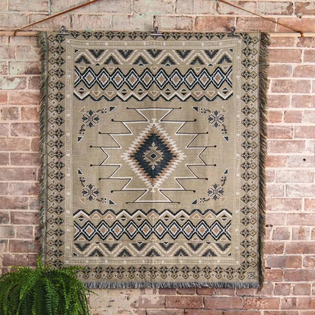 Woven Throw/Picnic Rug - RhoolThrowHendeerWoven Throw/Picnic Rug